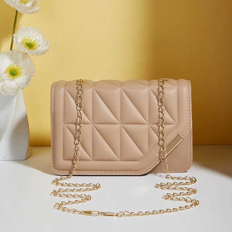 New Arrival Black luxury handbag and wallet womens PU leather messenger shoulder bag plain weave womens cross body bag T250407