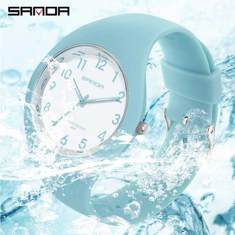 Fashion Simple Womens Watch Luxury Brand Quartz Silicone Womens Watch Ultra Thin Design Womens Watch Waterproof Reloj MujerT250408