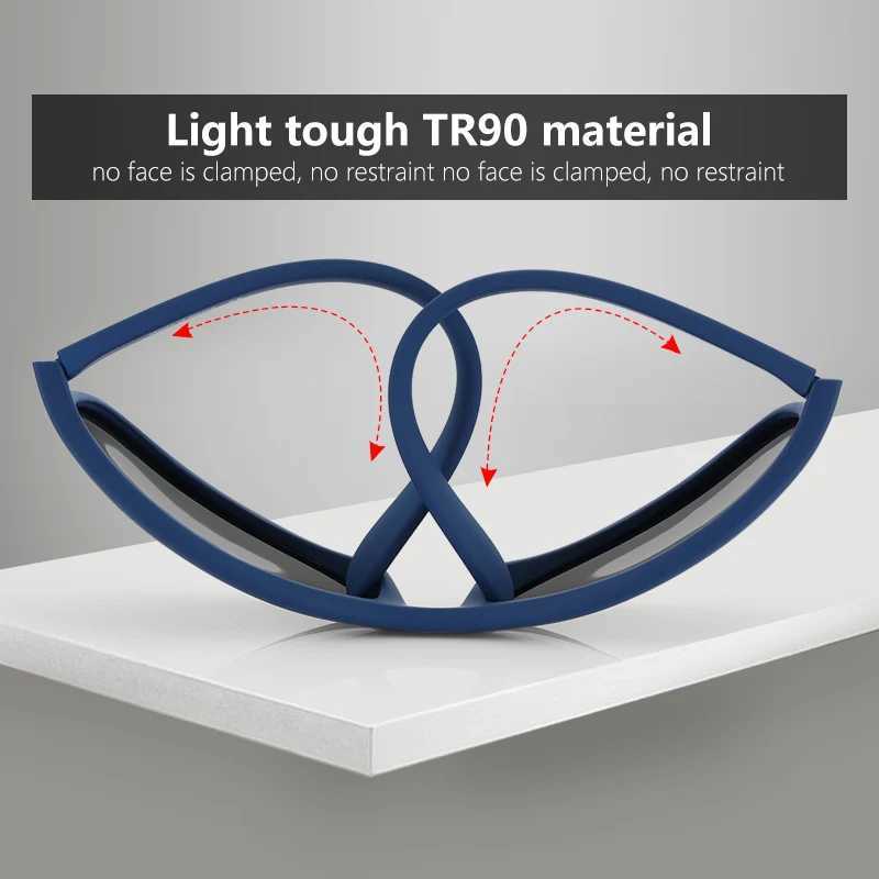 ZENOTTIC TR-90 Flexible Polarization Sunglasses Mens Outdoor Sports Sunglasses UV400 Fishing Driving Sunshade Glasses W250408
