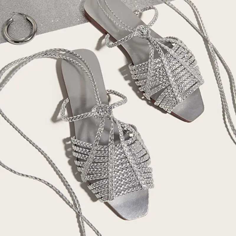 Fi Womens Shoes 2025 Full Mah Womens Sandals Open Large Shoulder Strap High Heels Luxury New Girl Flat Diaper Summer Big BeigeXJ250407