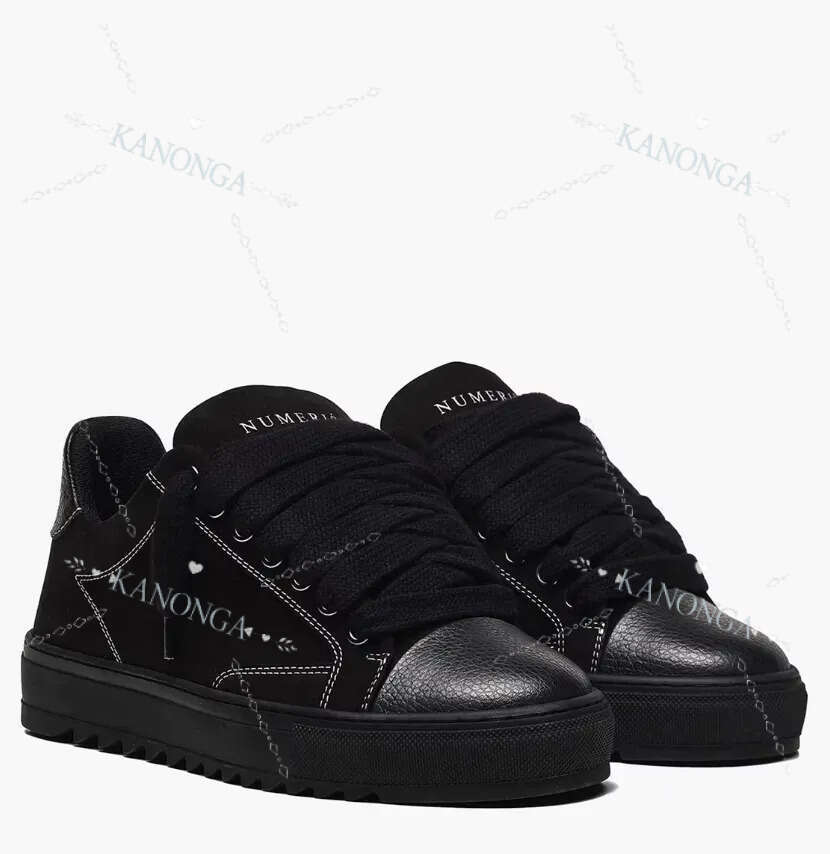 Popular Top Design Numeris Atelier Sneakers Shoes Women Men Canvas Leather Casual Walking Rubber Sole Daily Comfort Couple Footwears Eu35-45