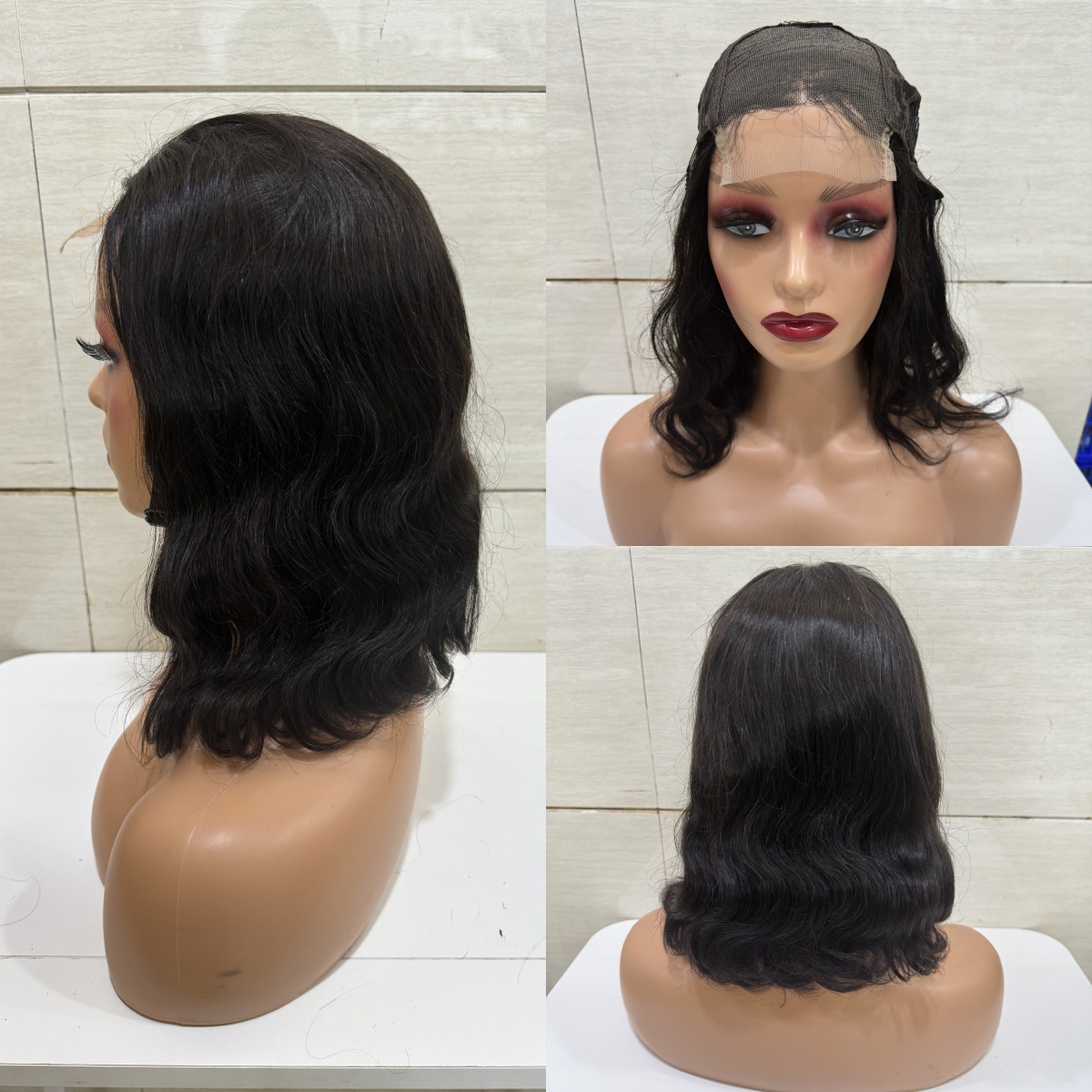 12A Glueless 4*4 Body Wave 200%Density Brazilian Human Hair