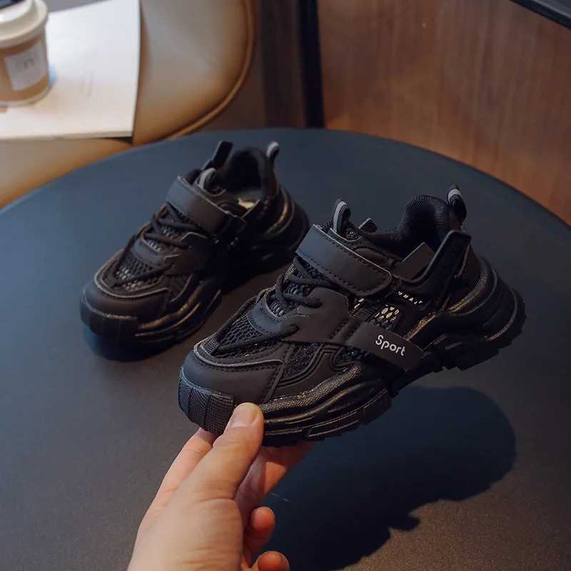 Childrens sports shoes 2023 new fashion breathable soft childrens shoes boys and girls lightweight casual sports shoes baby walking shoes W250407