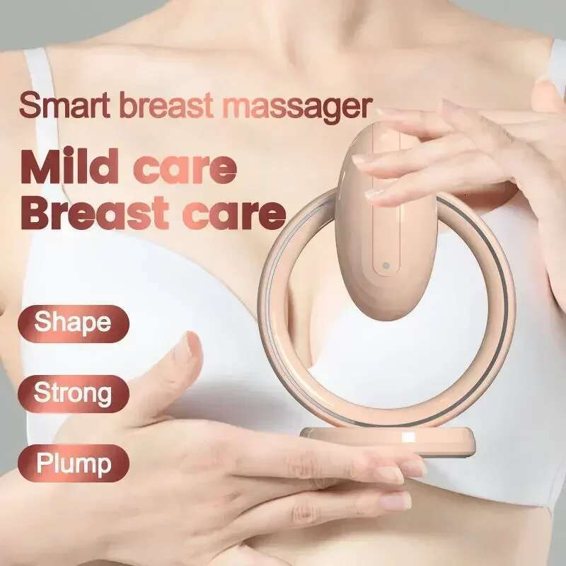 New Electric Enhancement Massager Dredge Anti Sagging Breast Beauty Device Relieve Mas Pain Chest Massage Tool