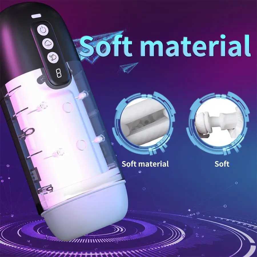 Automatic airplane cup mens retractable adult sex toy electric masturbation male doll artworkXJ250408