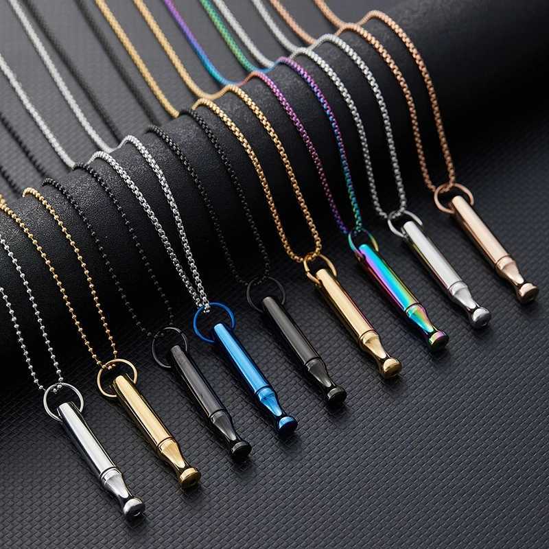 Breathlace Necklace Calm Harmony Anti-Smoking Necklace Breathing Necklace for Anxiety Stainless Steel Mindful Breathing NecklaceC250407