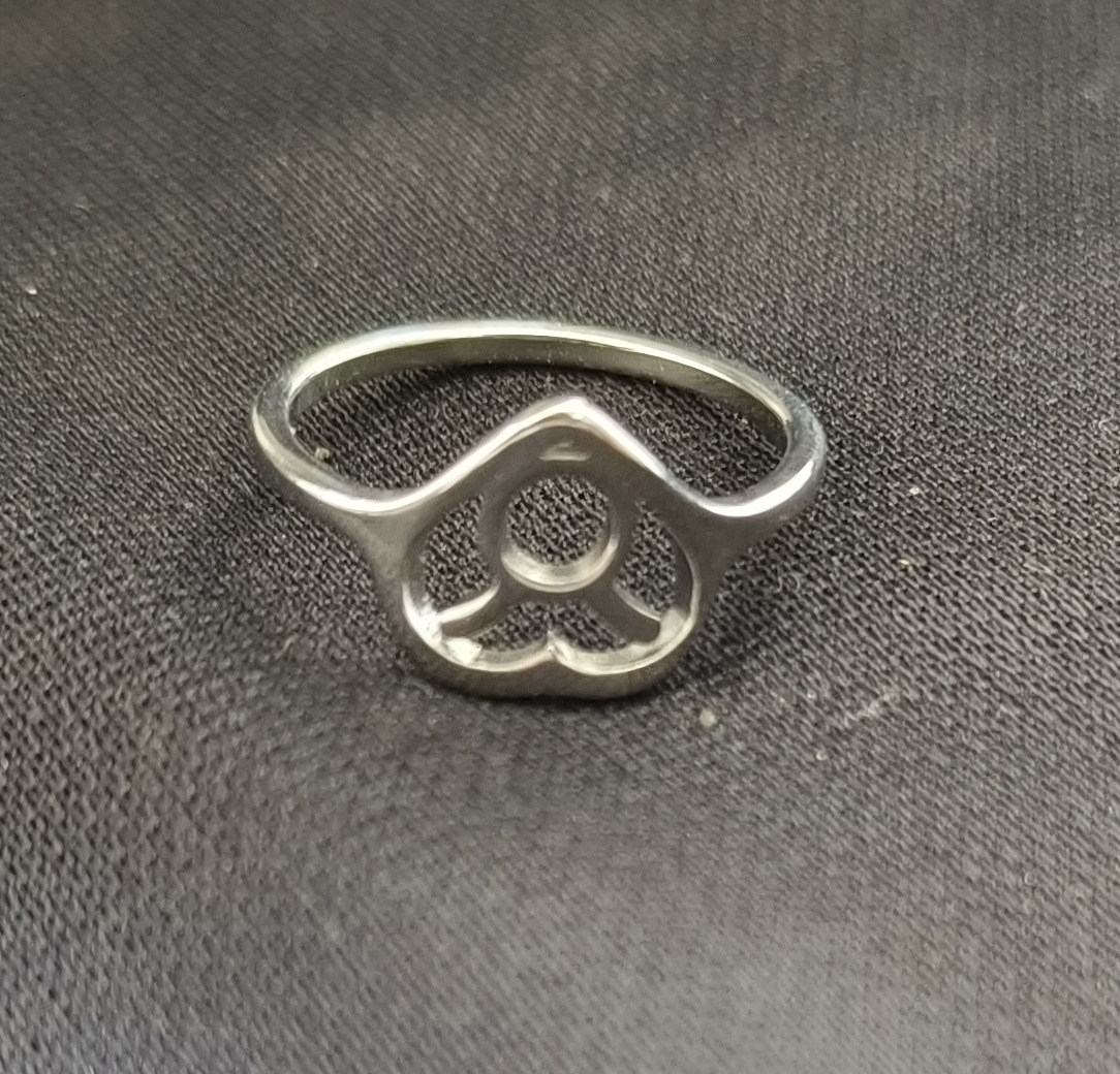 Top Source Fashion New Twelve Constellation Love Hollow Ring, Personalized and Versatile Commemorative Day Jewelry Gift