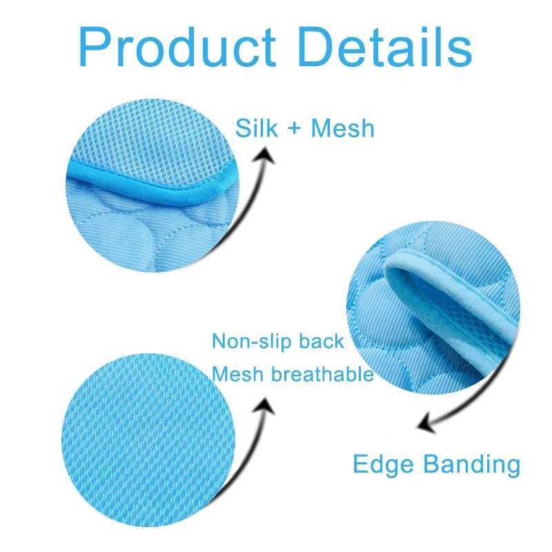 Pet dog cooling mattress ice blanket summer super large durable pad suitable for small large dogs and cats small dog blankets washable accessories Y25