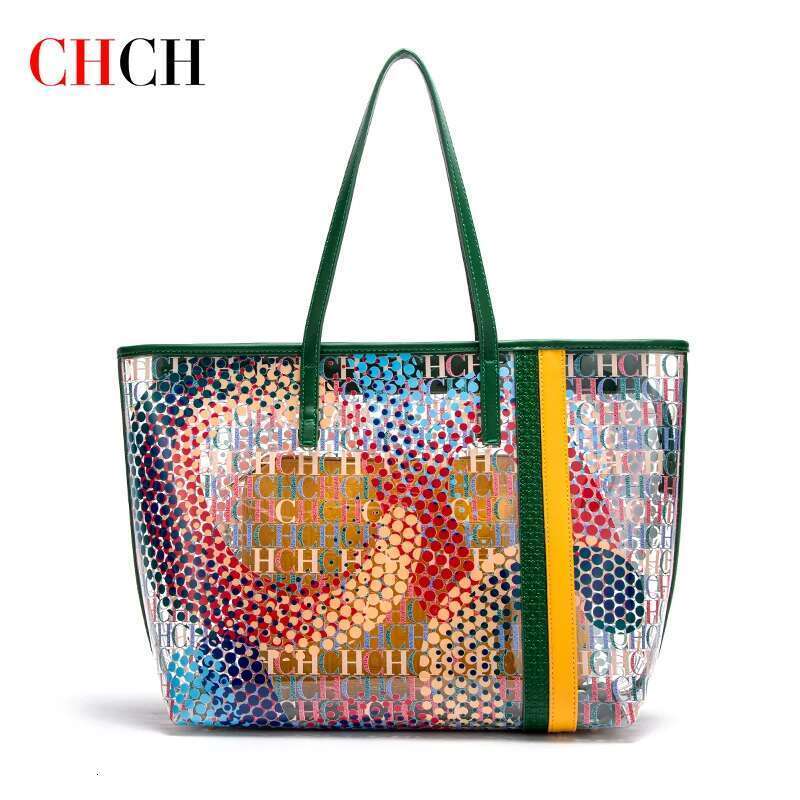 Exquisite Craftsmanship Large Capacity Double Layer Seasonal New Colorful Outer Bag CHCH Fashion Women's Handbag