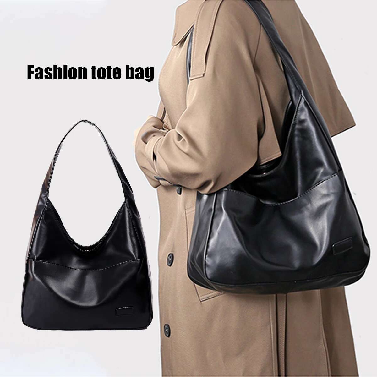 Largecapacity Retrostyle Handbag Women New Model Highquality Tote Bag College Student s Shoulder Bag For Classesmjn