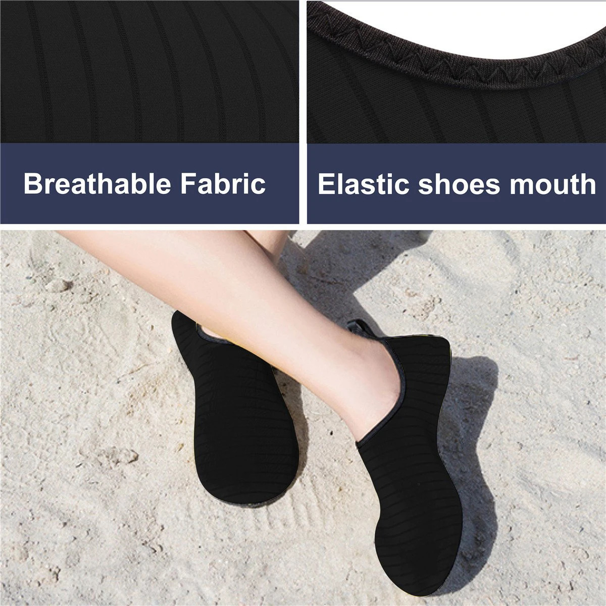 Quick-Dry Water Shoes Summer Swimming Shoes Light-Wight Barefoot Sneaker Men Women Yoga Shoes Arrival Size 36-46 250408
