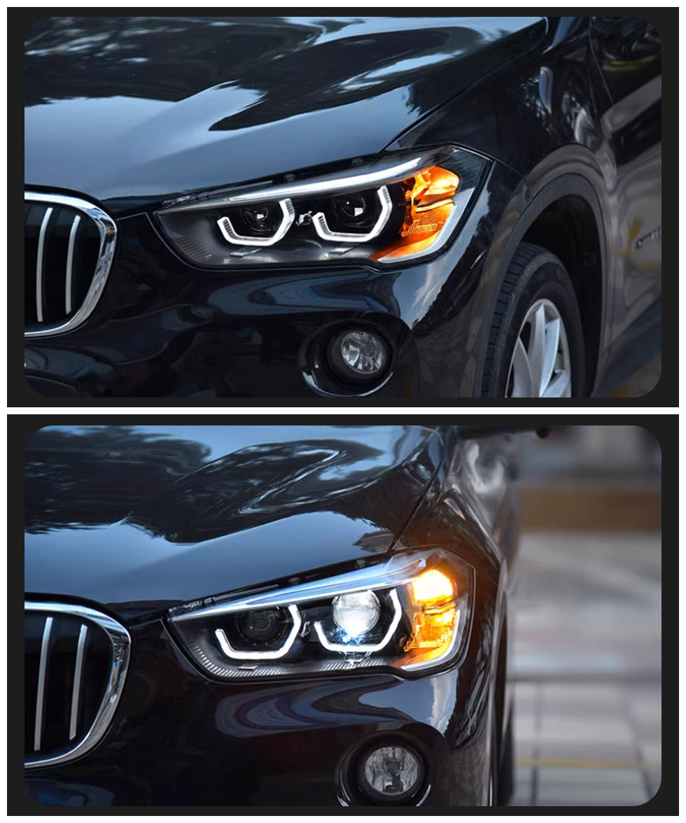 LED Headlights For BMW X1 F48 20 16-20 19 F49 LED Daytime Lights Front Lamp LED Headlight Turn Signal Light