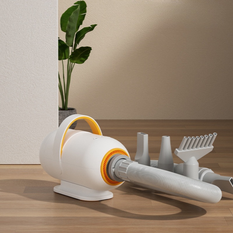 Versatile Pet Hair Removal System Blending Blowout Power and Suction Technology for Pets