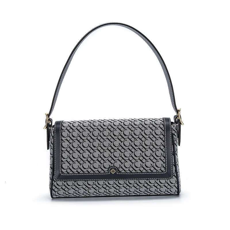 Vintage Classic Style Elegant Handbag Fashionable, Simple, Exquisite, Versatile Letter Printed Women's Shoulder Bag