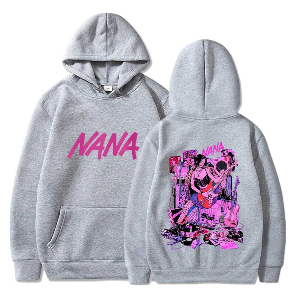Japanese anime NANA Plus size hoodie Oosaki Nana hoodie mens sportswear Harajuku long sleeved womens zipper casual clothing top W250408