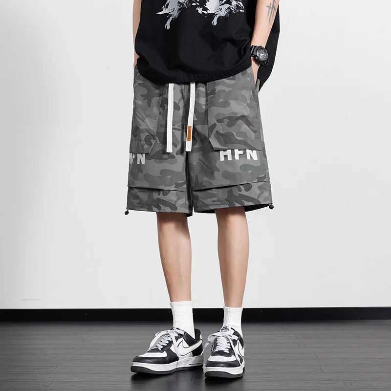 New summer mens cotton camouflage shorts mens casual clothing denim beach jogging shorts mens hot direct transportXJ250407