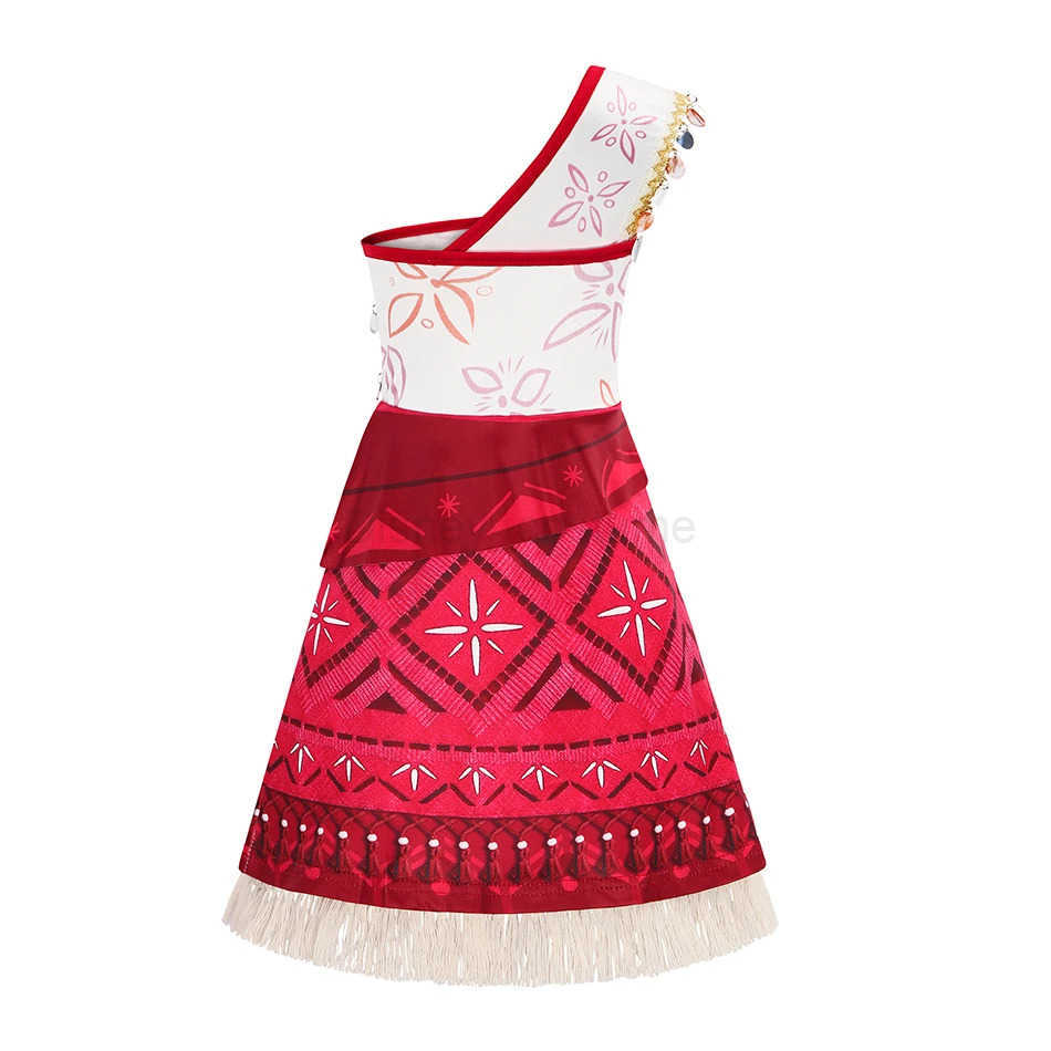 Disney Girls New Movie Moana 2 Dress Halloween Party Adventure Costume Girl Princess Fancy Clothes Children Vaiana Pet Pig Outfit X250408