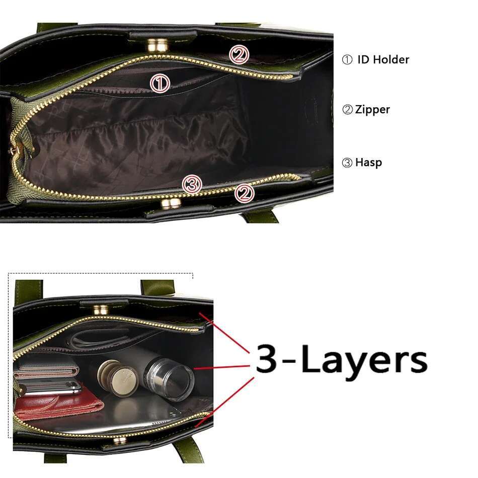 Handbags Women Bags Designer Top Handle PU Leather Shoulder For Ladies High Quality Female Crossbody Tote Bag Sac