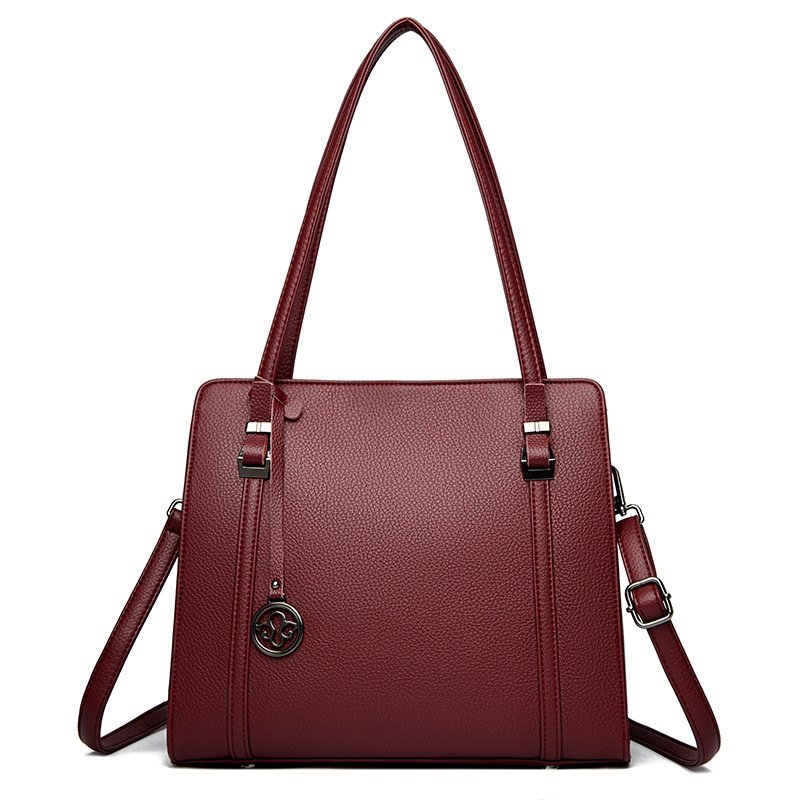 Large Capacity Tote Bag For Women Retro Fashion Design Bag For Work Commuting Armpit Crossbody Handbag