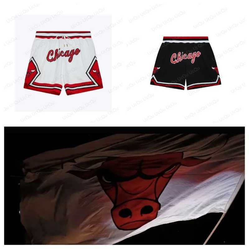 2025 Classic Retro 90S Summer Chicago Basketball Shorts Fitness Exercise Training Basketball ShortsXJ250407