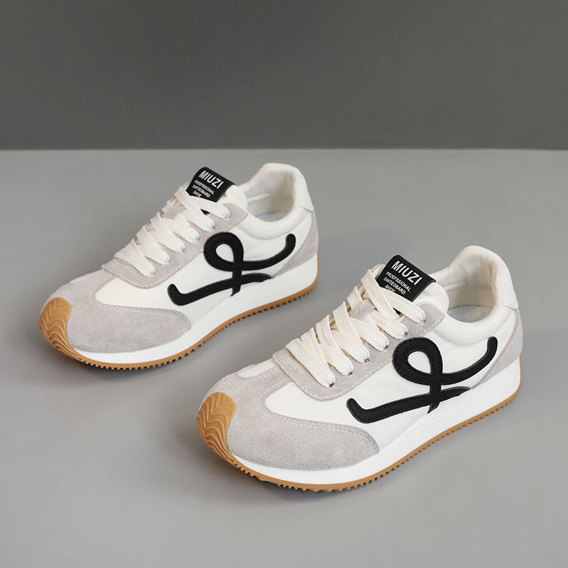 2025 Casual shoes women flat shoes breathable comfortable wear-resistant sports shoes casual running outdoor travel sneakers