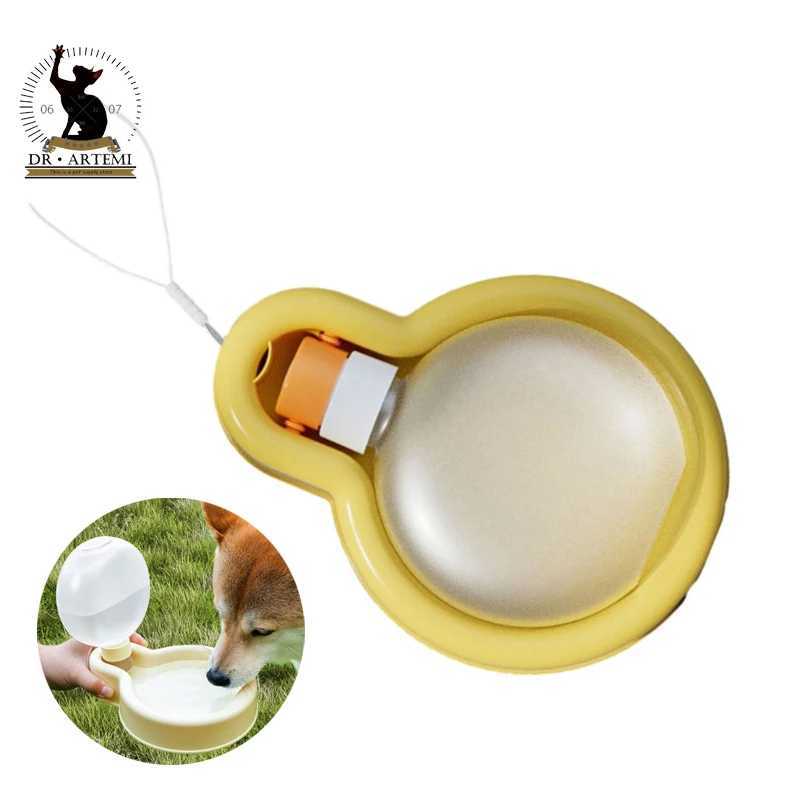 free shipping Portable pet dispenser bottle for travel distributor small dog water cup Y250407