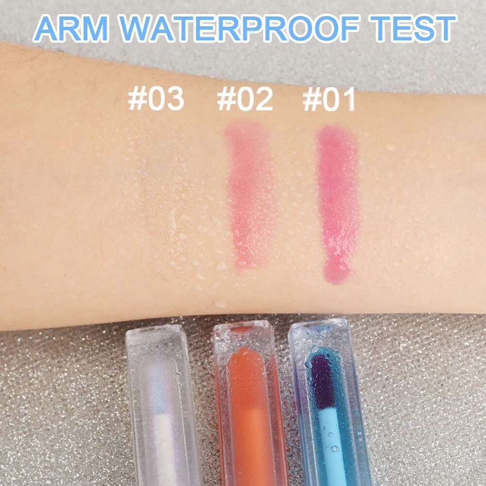 3Pcs/Pack Water Tint Set Highly Pigmented Gloss Lip Plumper Waterproof Non-Sticky Longlasting Women Lips Cosmetics