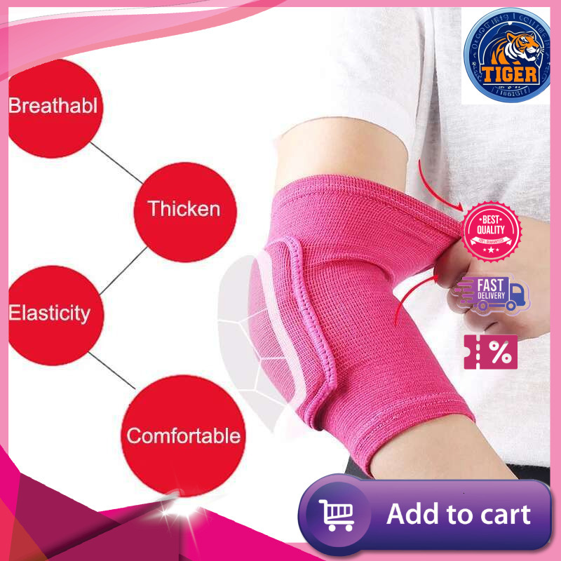 Ddmytiger Ddmytiger China Domesticelastic Elbow Pads Thickened Sponge Knee Protectors Guard Basketball Volleyball Sport Arm Sleeve Pad Adults Children