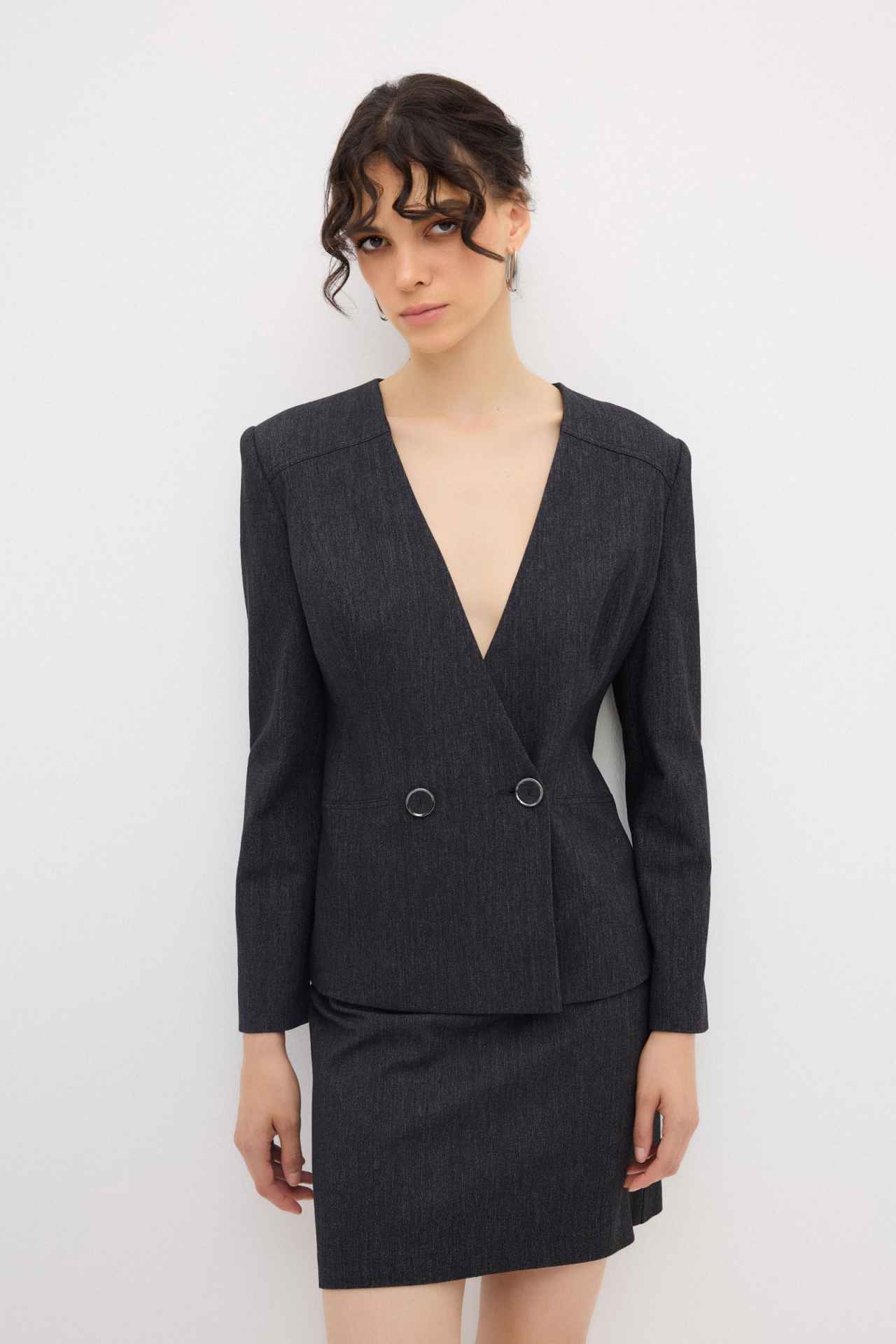 Summer Black Women Skirts Suits Leisure Ladies Slim Fit Fashion Wear Prom Birthday Party Customized Blazer Sets 2 Pieces