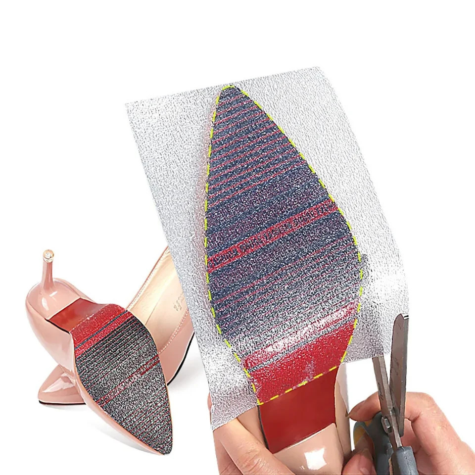 Shoe Sole Protector Sneakers Sticker for High Heels Self-Adhesive Ground Grip Shoe Protective Bottoms Outsole Insoles 250407