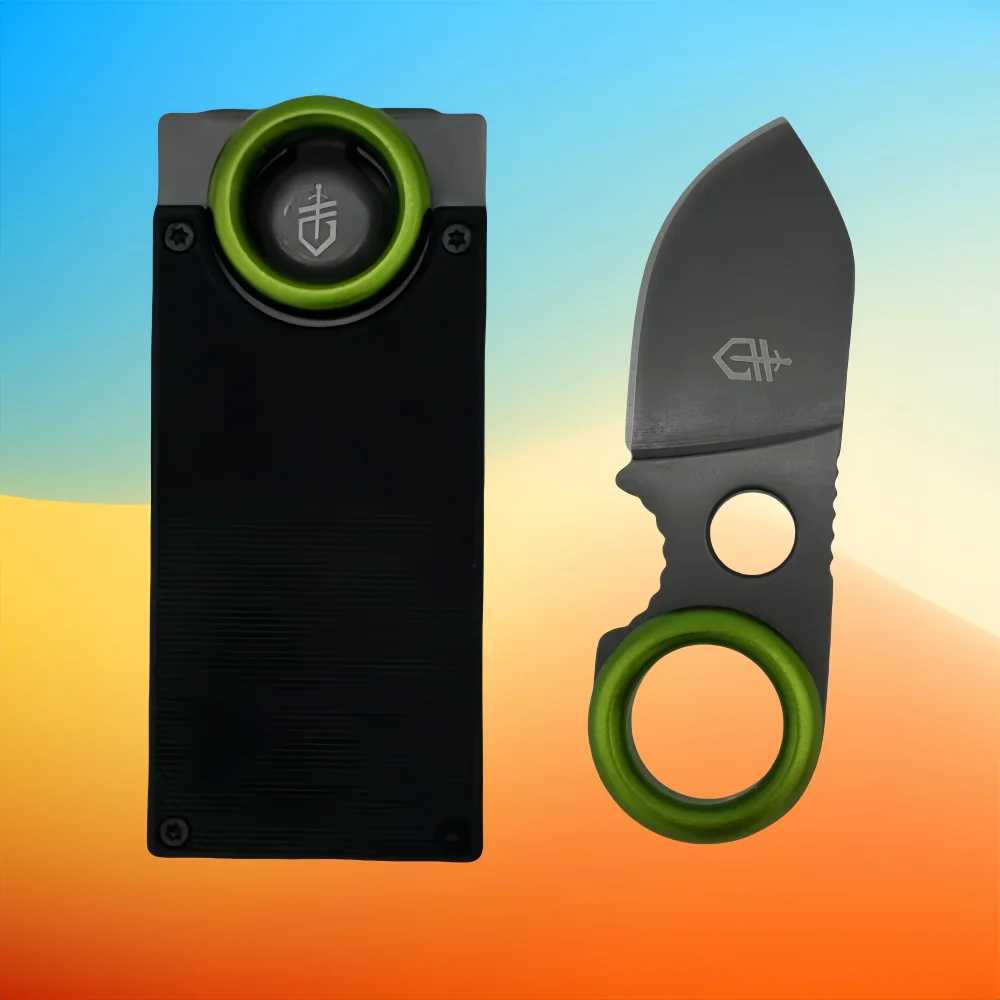 Portable Pocket Knife EDC Camping Multi-tool Fixed Blade Keychain Knife Multi-purpose Mini Fruit Knife Without Carabiner Z250408