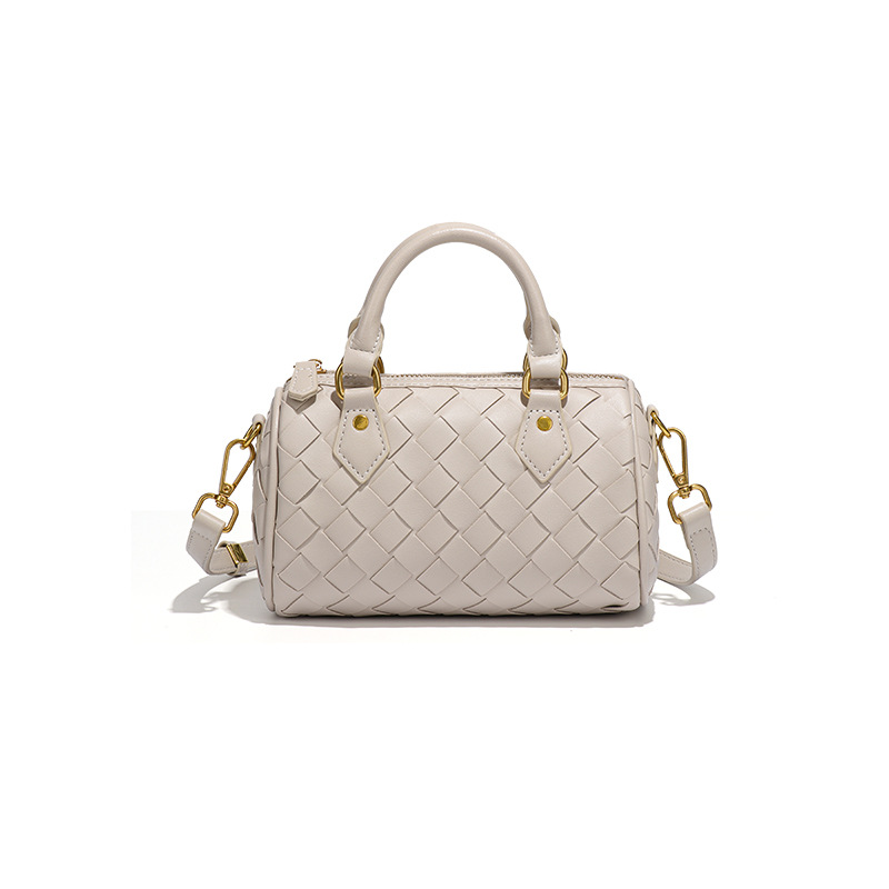 Free shipping designer bags Checkerboard Handheld Boston Pillow Fashion Weaving Casual Single Shoulder Diagonal Cross Bag