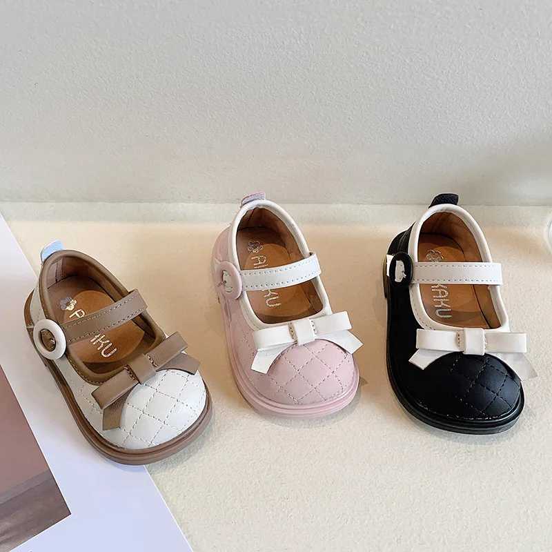 Girl Pu Leather Dress Shoes Childrens School Uniform Shoes Formal Wedding Church Oxford Loafer Flats Mary Jane Childrens Shoes W250407