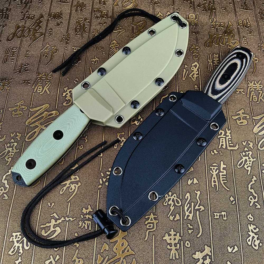 ESEE-4 Multifunctional Outdoor Camping Hunting Fixed Knife with Kydex Sheath G10 Handles S35VN Wild Survival Knife EDC Tools Z250408