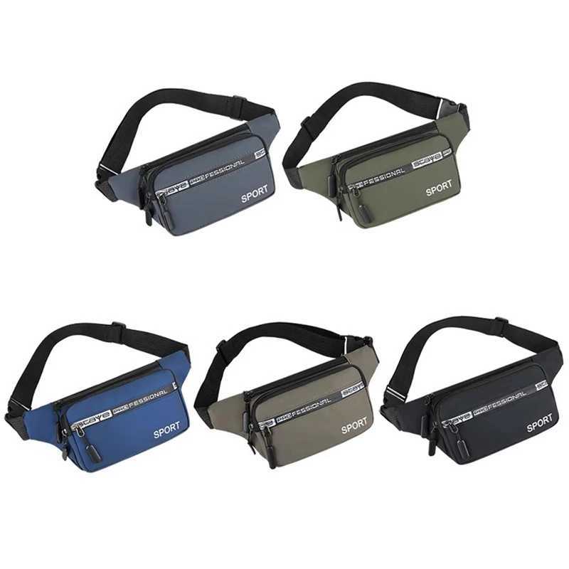 Waist Bag Waterproof Neutral Outdoor Fanny Pack Cross Body Bag Waist Bag Travel Phone Bag Z250407