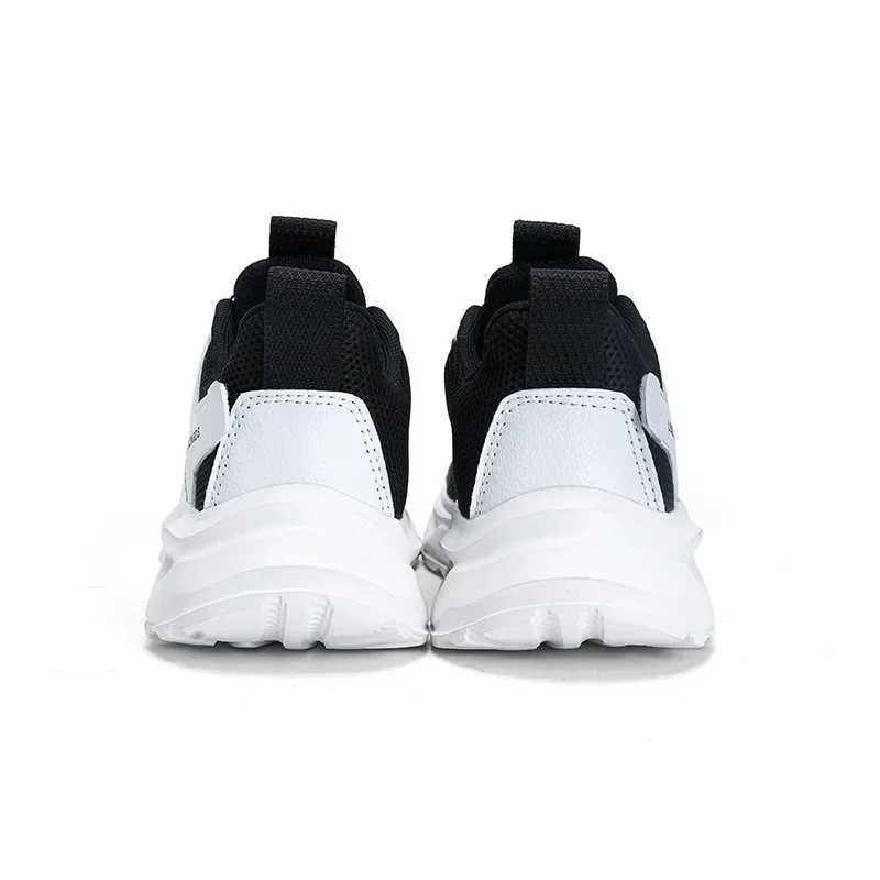 Childrens sports shoes fashionable leather breathable mesh comfortable shoes casual walking outdoor running shoes W250407