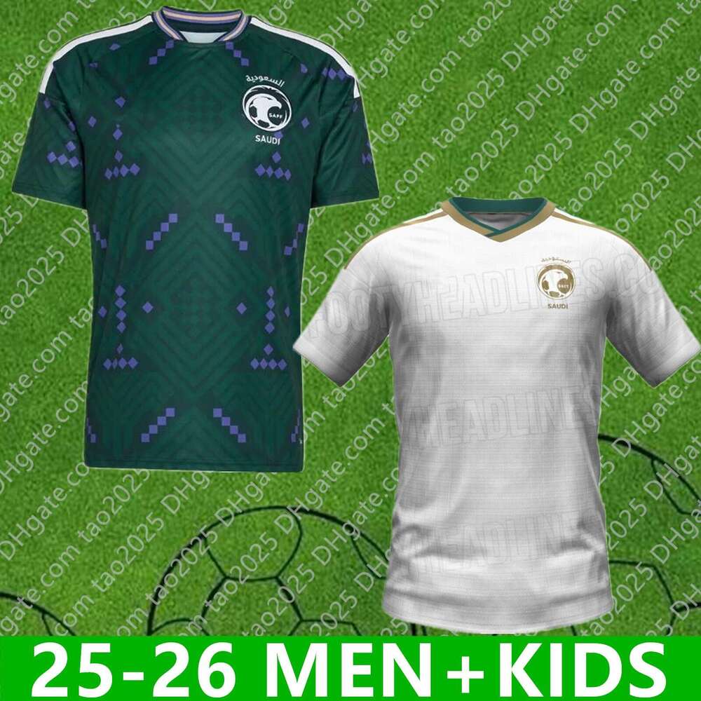 2026 2027 SAUDI ARABIA Soccer Jerseys 26 27 Salem Al-dawsari Fahad Al Muwallad Salman Al-far National Team Shirt Firas Al-buraikan Sami Al-nei adult Kit sets uniforms