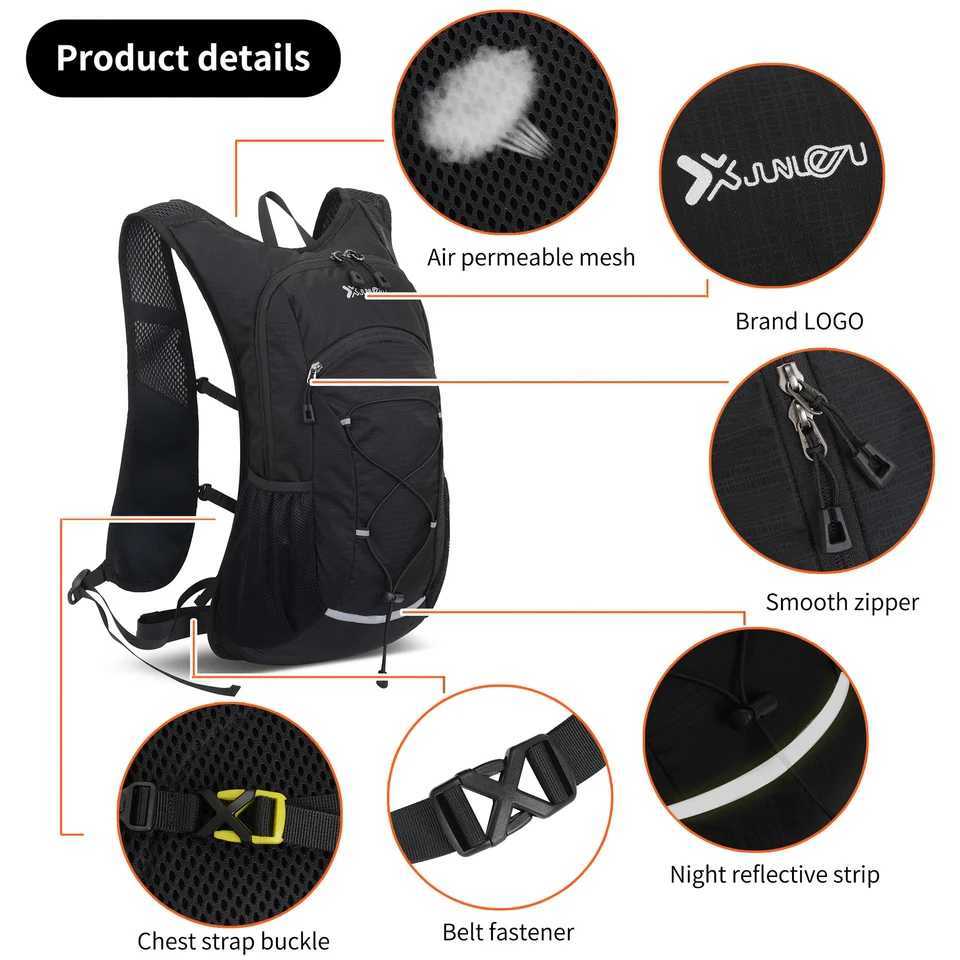 Outdoor Cycling Riding Backpack Lightweight Comfort Travel Sports Mountain Biking Hiking Backpack Men Women Outdoor EquipmentC250407