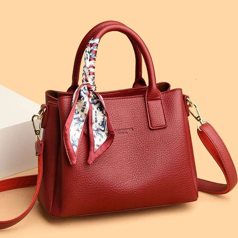 High Quality 3 Layers Soft Leather Ladies Crossbody For Women Bags Designer Shoulder Handbags 2024