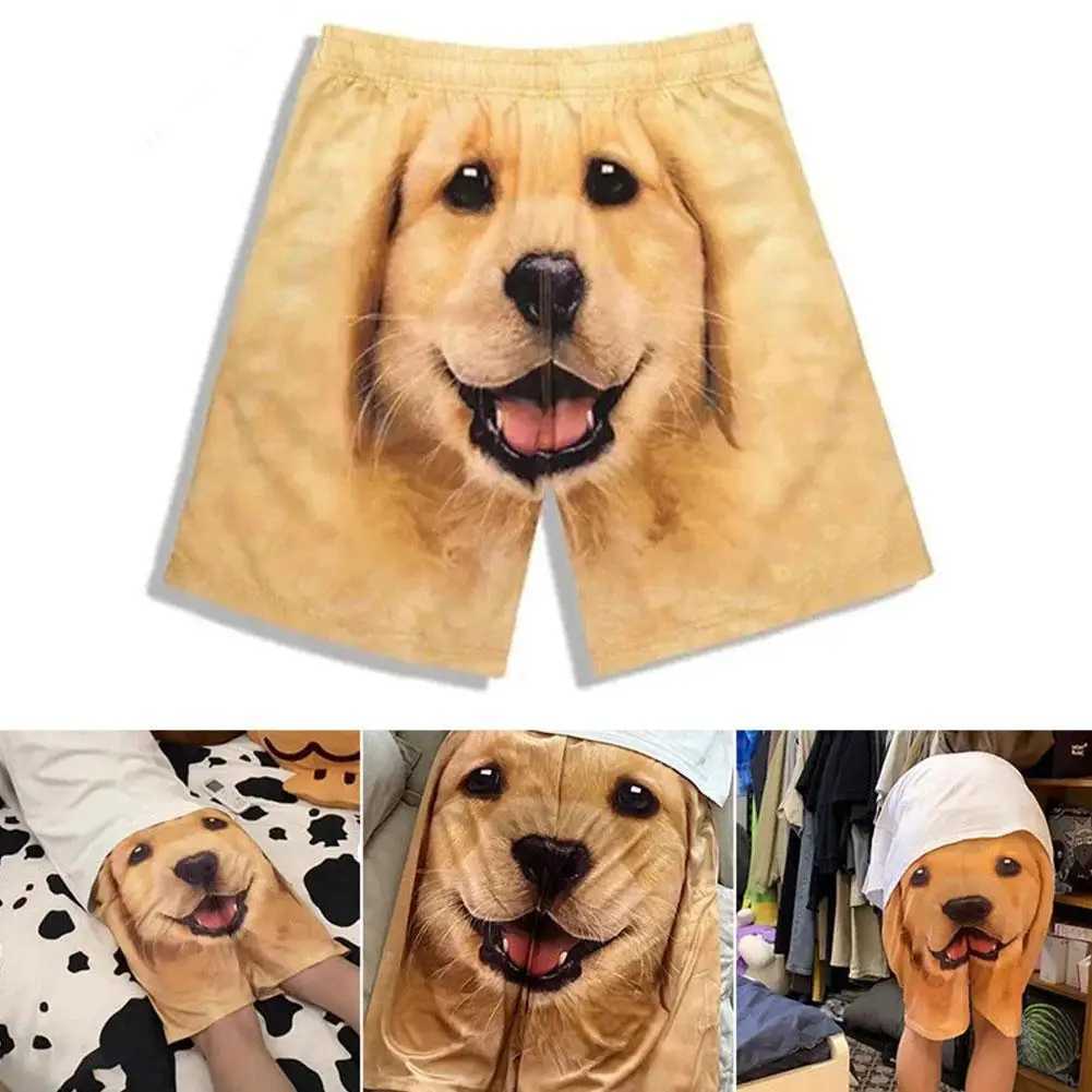 Fashionable and fun pet dog shorts casual 3D printed mens summer shorts cute animal shorts walking home pajamasXJ250407