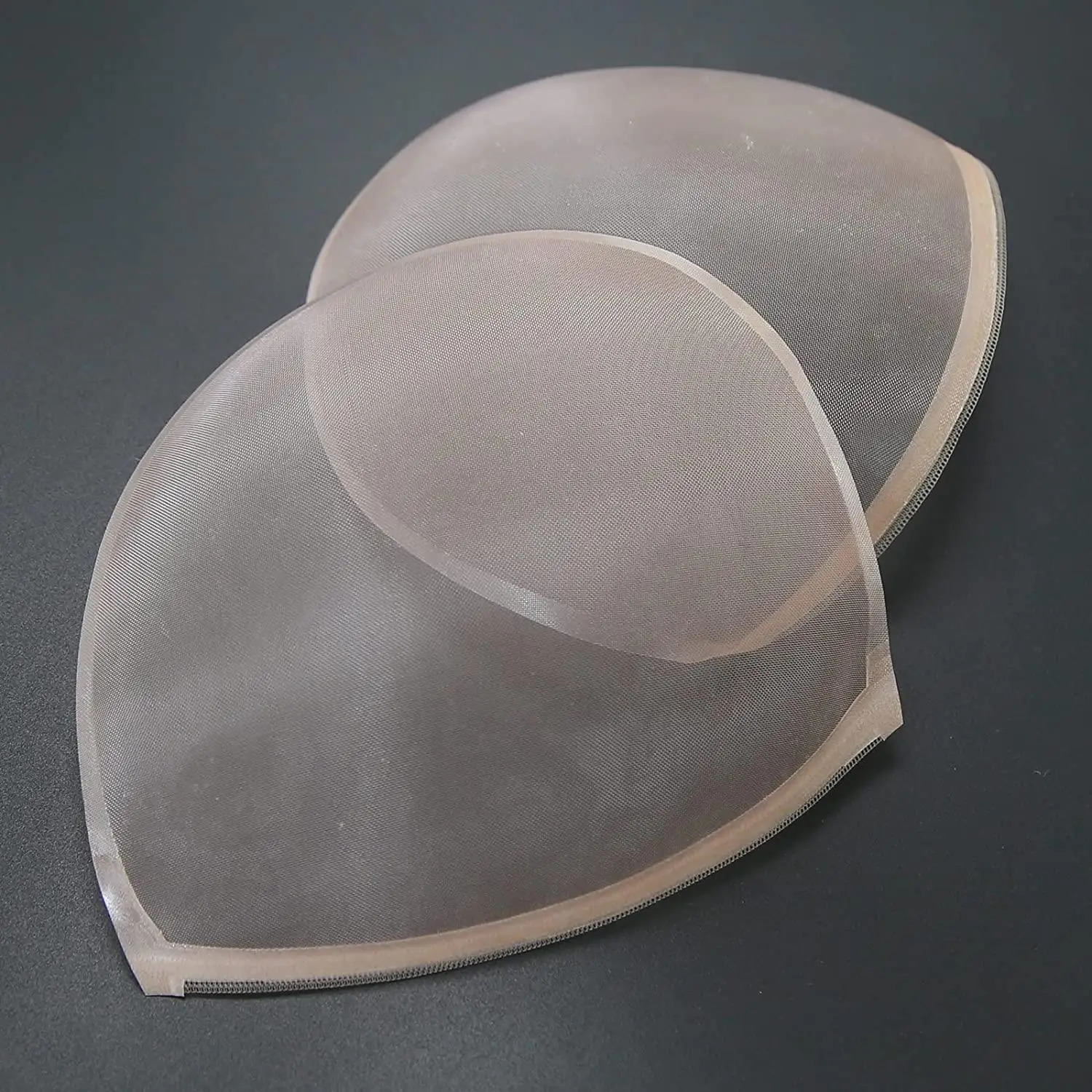 5 pieces of single bottom used for making wig caps Swiss lace used for hair top accessories closed bottom mesh 6x6 single bottom mesh transparent high