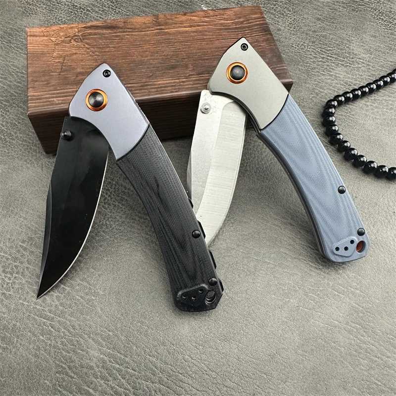 BM 15080 Crooked River 3-color Pocket Knife Outdoor Tactical Hunting Camping Hiking Survival EDC Pocket Knife Mens Gift X250408