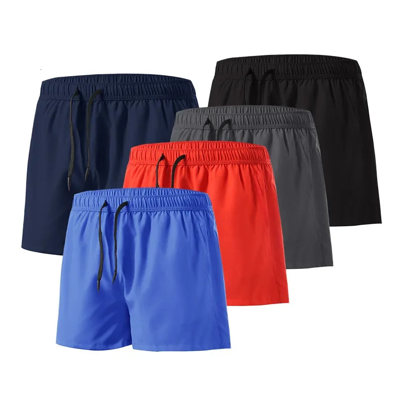 Mens sports shorts doublelayer running 2in1 beach jogging training fitness basketball workout clothes 250407