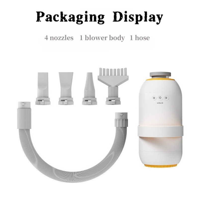 Versatile Pet Hair Removal System Blending Blowout Power and Suction Technology for Pets