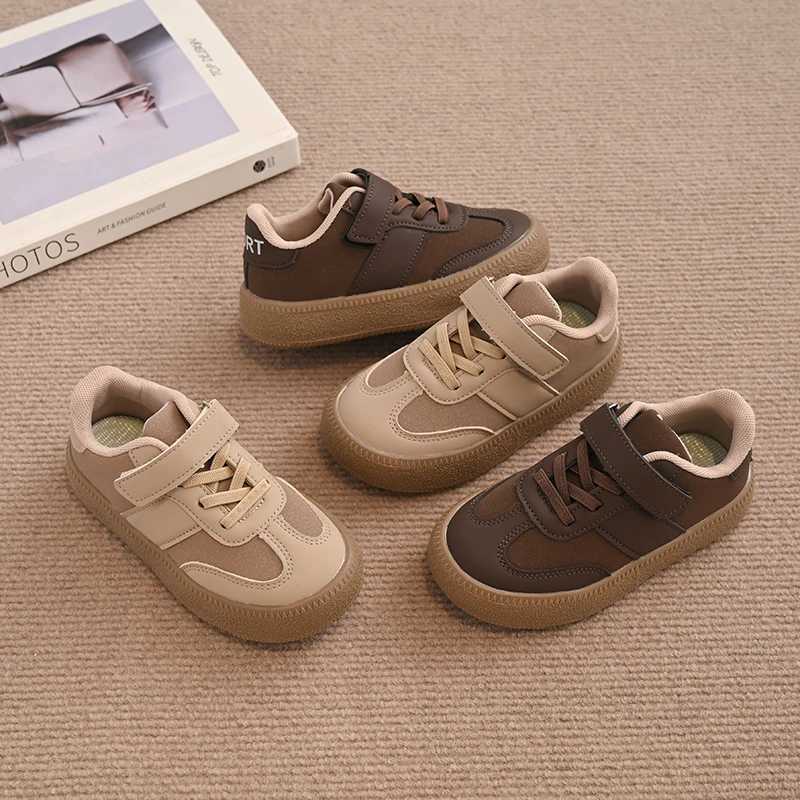 Boys and girls tennis shoes anti slip hook and loop childrens casual shoes Ins Trendy 2025 new fashion childrens running shoes soft and comfortable so