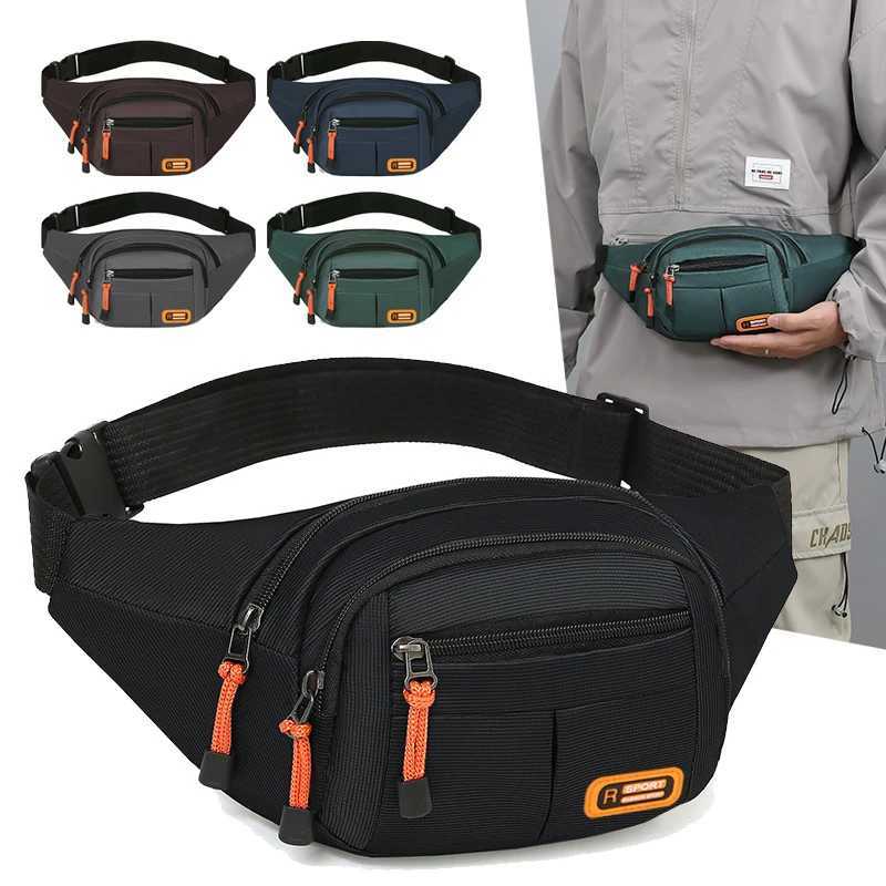 Mens and womens mobile waist bags with multiple functions large capacity splash proof commercial and wear-resistant construction sites Z250407