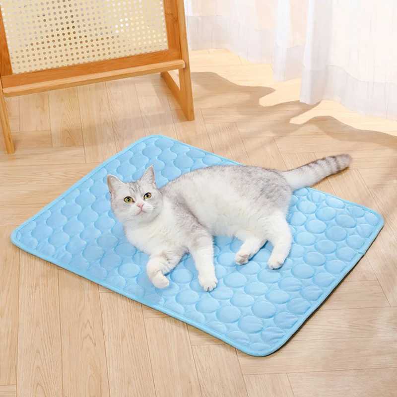 Pet dog cooling mattress ice blanket summer super large durable pad suitable for small large dogs and cats small dog blankets washable accessories Y25