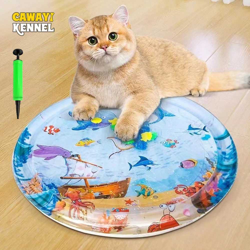 Printed dog mats cooling summer mats dog mats cat blankets sofas pet dog beds summer water mats Y250407
