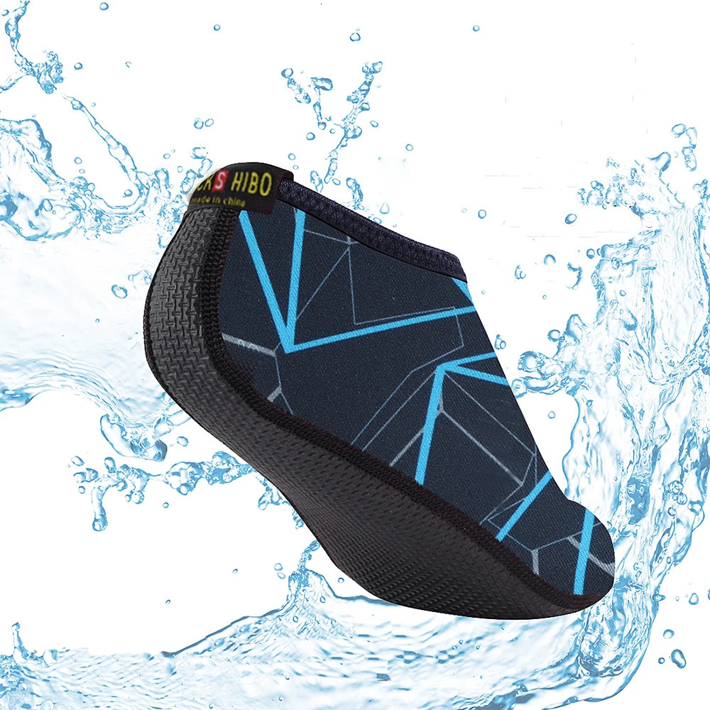 JACKSHIBO Summer Water Shoes Men Swimming Shoes Aqua Beach Socks Big Plus Size Sneaker For Men Striped Colorful zapatos hombre 250408