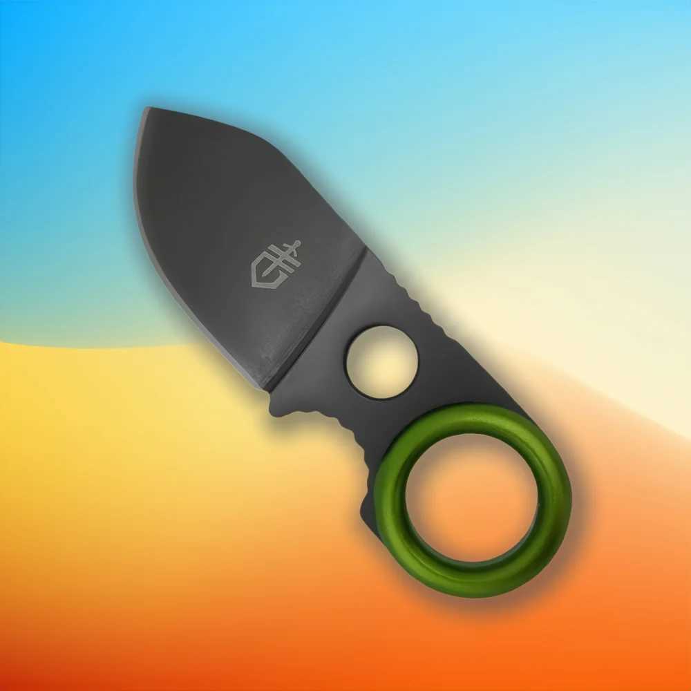 Portable Pocket Knife EDC Camping Multi-tool Fixed Blade Keychain Knife Multi-purpose Mini Fruit Knife Without Carabiner Z250408